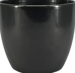 Floran bloempot Boule zwart D 8,5 H 6,5 cm