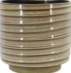 Floran bloempot Gliss groen D 21 H 19 cm