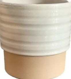 Gina Da bloempot Cellos wit D 8 H 7,5 cm