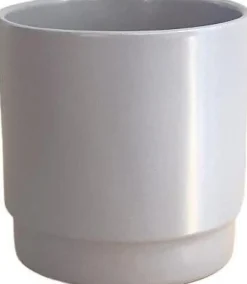 Gina Da bloempot Eno grijs D 8 H 7,5 cm