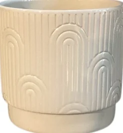Gina Da bloempot Eno grijs rainbow D 13 H 13 cm