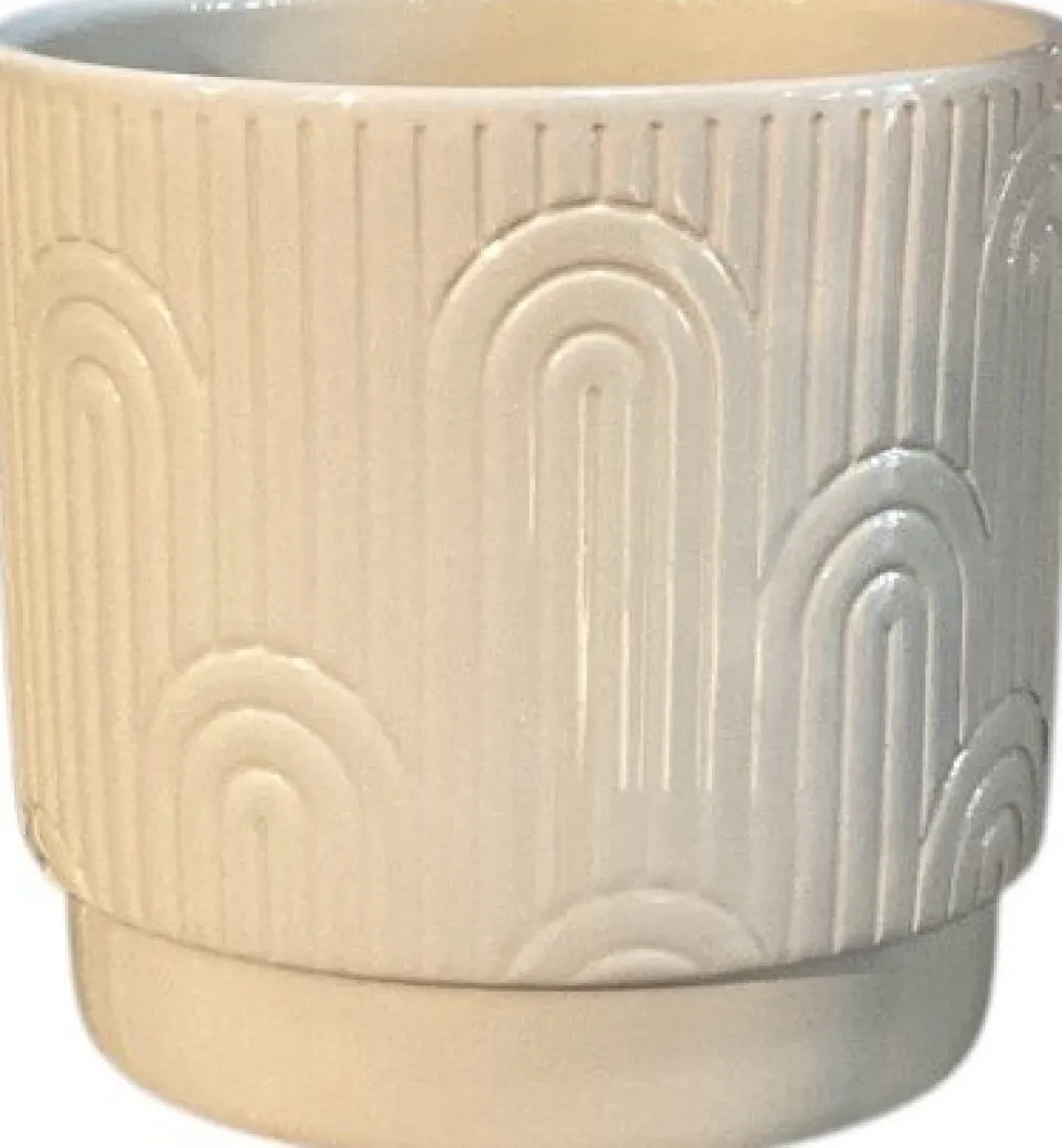 Gina Da bloempot Eno grijs rainbow D 13 H 13 cm