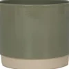 Gina Da bloempot Eno groen duotoon D 8 H 7,5 cm
