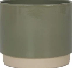 Gina Da bloempot Eno groen duotoon D 8 H 7,5 cm