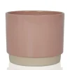 Gina Da bloempot Eno roze duotoon D 8 H 7,5 cm