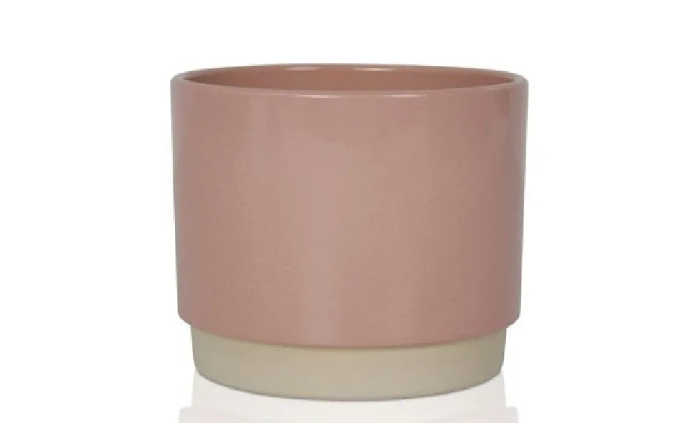 Gina Da bloempot Eno roze duotoon D 8 H 7,5 cm