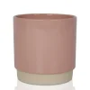 Gina Da bloempot Eno roze duotoon D 13 H 13 cm