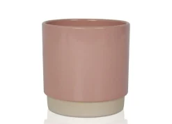Gina Da bloempot Eno roze duotoon D 13 H 13 cm