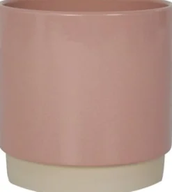 Gina Da bloempot Eno roze duotoon D 10 H 10,5 cm