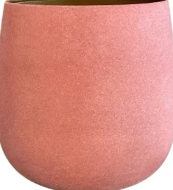 Gina Da bloempot Velvet roze D 24 H 22 cm