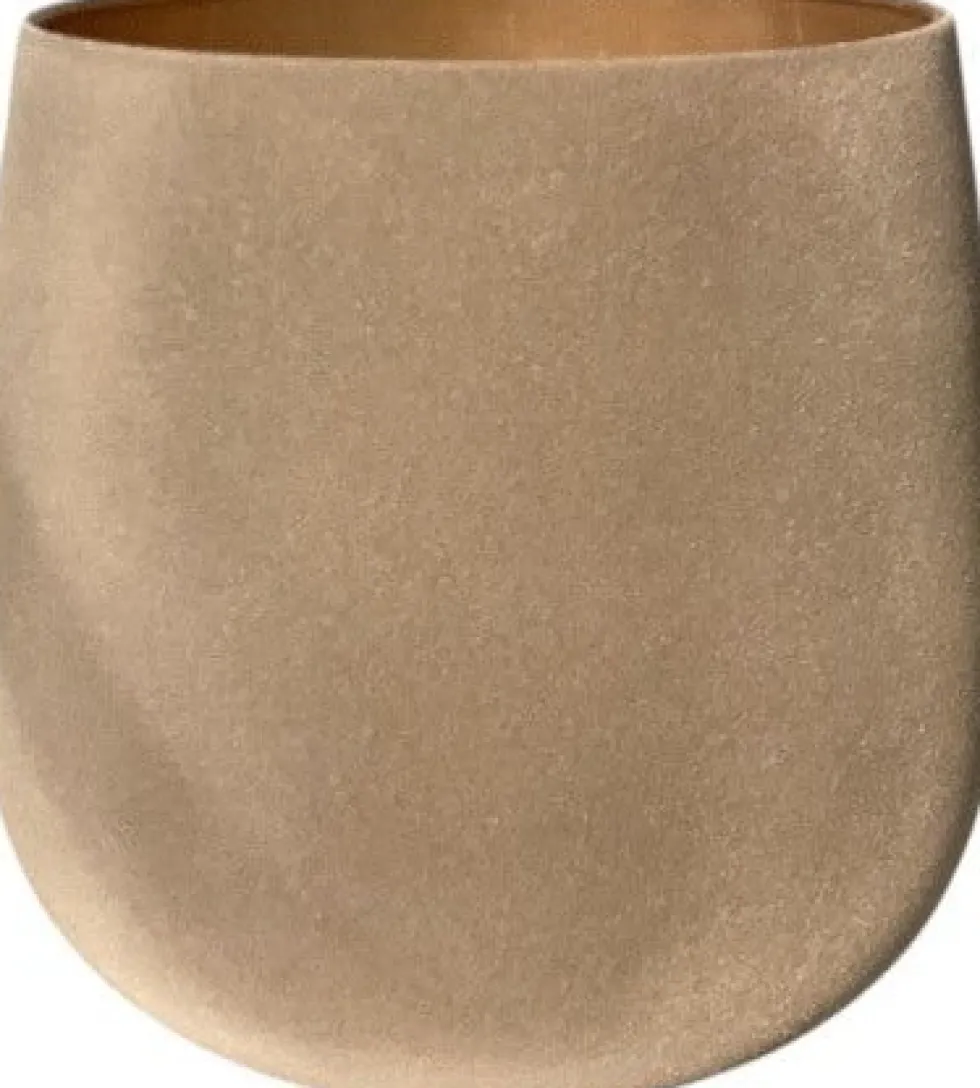 Gina Da bloempot Velvet taupe D 13 H 13 cm