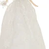 Gisela Graham piek Malene fee ijskristallen wit 13 x 13 x 28 cm