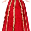 Gisela Graham piek Malene fee ringen rood / goud 13 x 13 x 28 cm