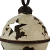 HBX kersthanger Tingle bal wit D 23 cm