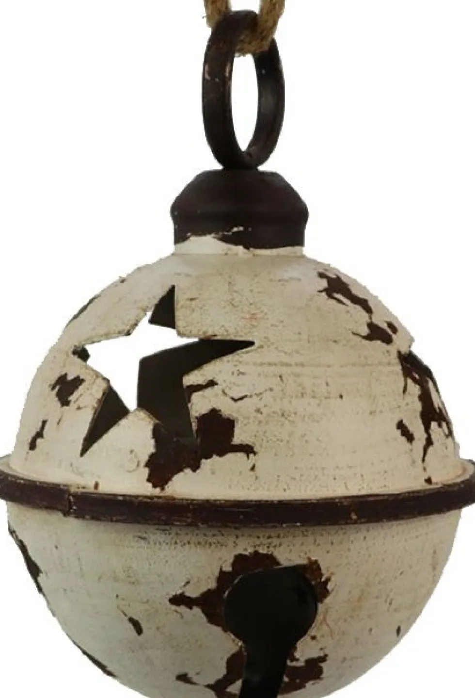 HBX kersthanger Tingle bal wit D 23 cm