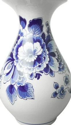 Heinen Delfts Blauw vaas Bloem blauw D 15 H 23 cm