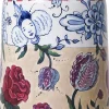 Heinen Delfts Blauw vaas The Heritage Zeven Rozen wit / blauw D 15 H 25,5 cm