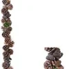 Hogewoning Seasonal kerstslinger bruin 120 cm