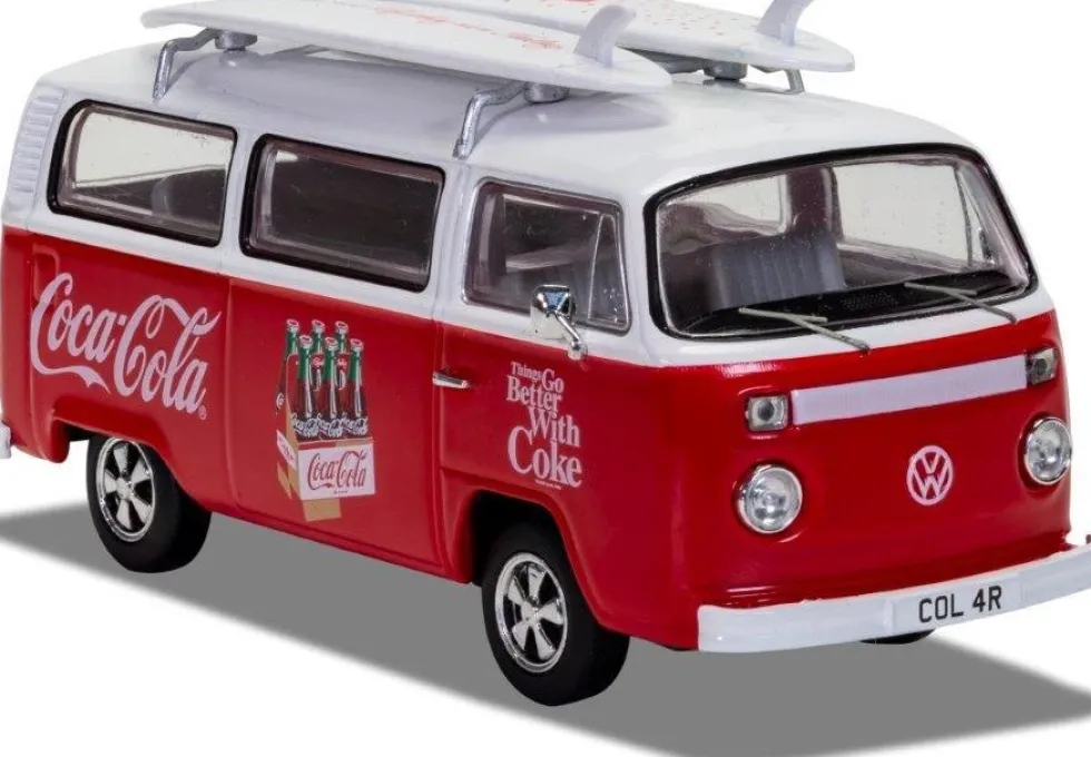 Hornby Coca-Cola kerstdorpminiatuur surfbusje 13,5 x 6,1 x 17,1 cm