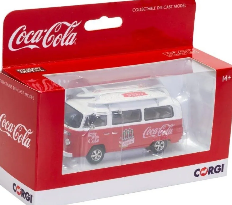 Hornby Coca-Cola kerstdorpminiatuur surfbusje 13,5 x 6,1 x 17,1 cm