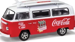 Hornby Coca-Cola kerstdorpminiatuur surfbusje 13,5 x 6,1 x 17,1 cm