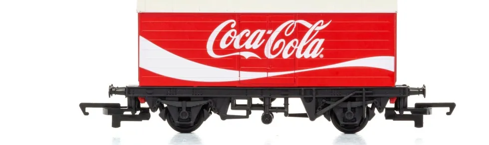 Hornby Coca-Cola kerstdorpminiatuur lwb wagon 11,5 x 3,5 x 5 cm