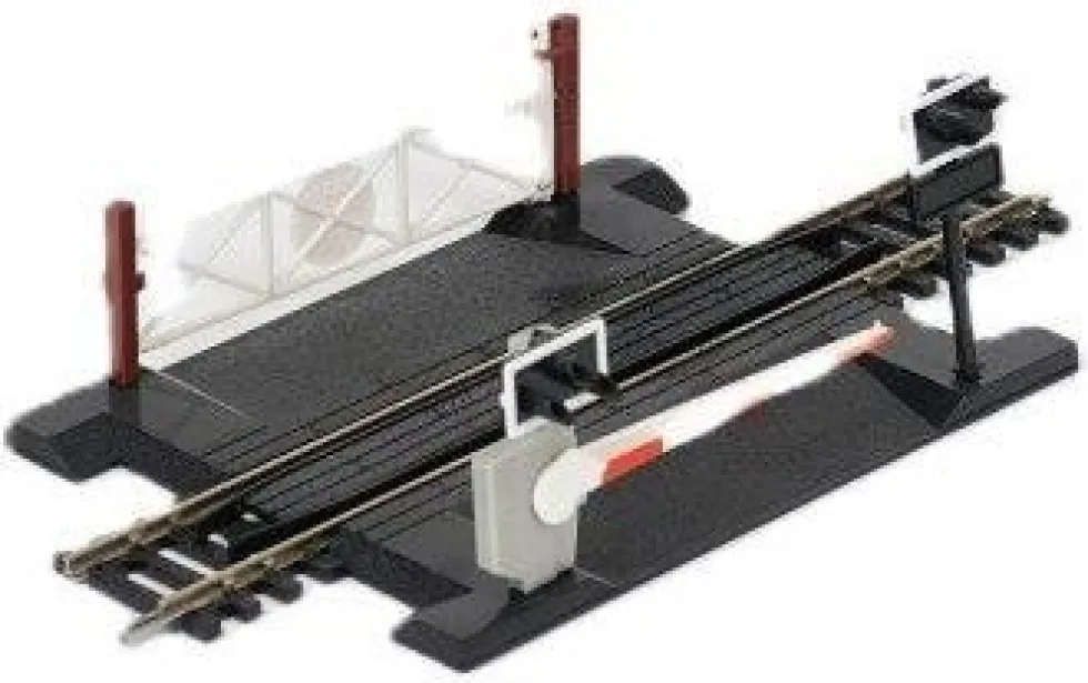 Hornby kerstdorpminiatuur spoorwegovergang enkel 11,5 x 8,7 x 4,6 cm
