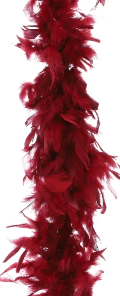 House of Seasons boa veren donker rood D 15 H 180 cm