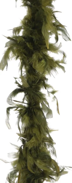 House of Seasons boa veren groen D 15 H 180 cm
