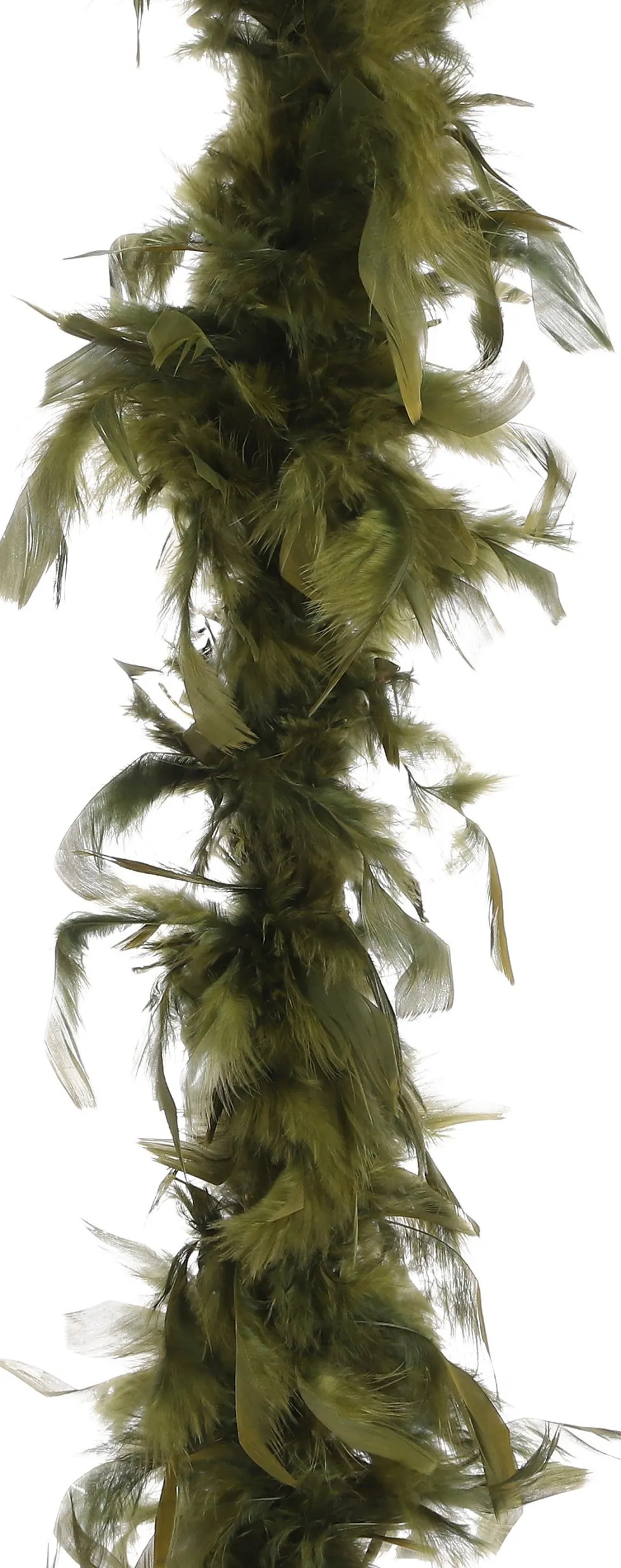 House of Seasons boa veren groen D 15 H 180 cm