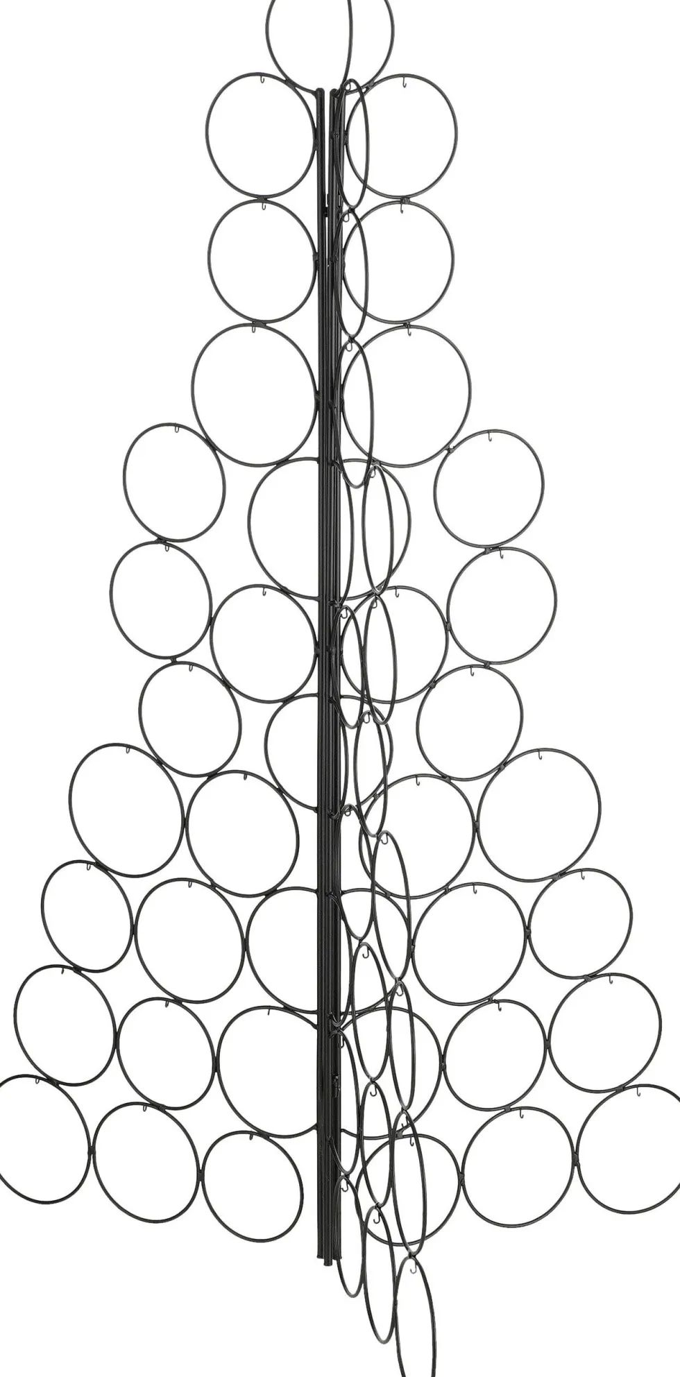 House of Seasons decoratieboom Blade zwart 77,5 x 77,5 x 118 cm