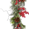 House of Seasons guirlande Randell besneeuwd bessen 180 x 15 x 10 cm