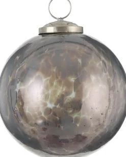 House of Seasons kerstbal bruin D 10 cm