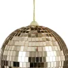 House of Seasons kerstbal Disko beige D 15 cm