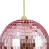 House of Seasons kerstbal Disko roze D 15 cm