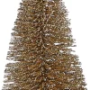 House of Seasons kerstclip boom goud D 6,5 H 16 cm 3 stuks