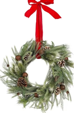House of Seasons kerstkrans strik D 50 H 11 cm