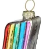 House of Seasons kerst ornament Disco bliksem 4 x 2 x 10,5 cm