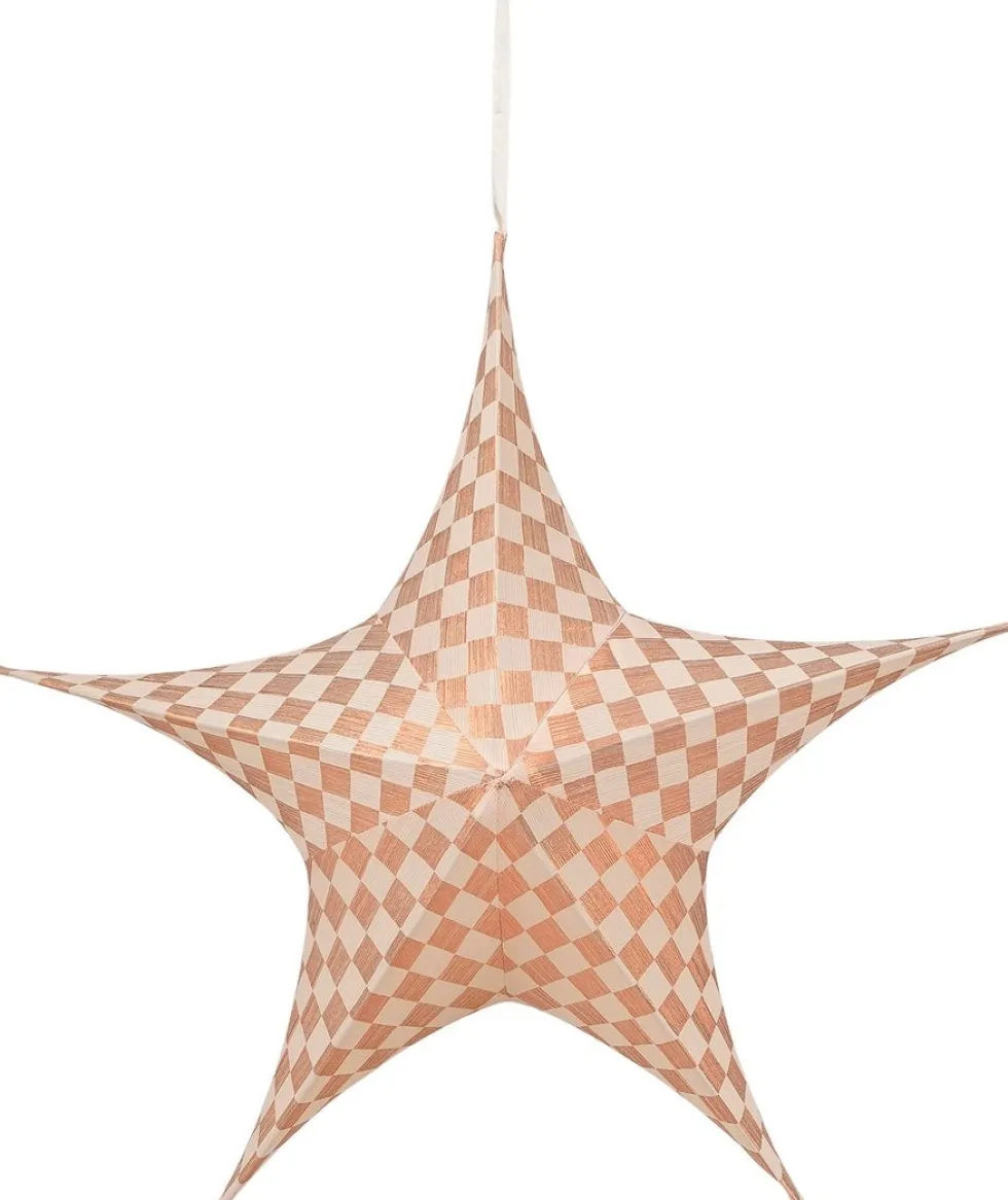 House of Seasons kerstster bruin 65 x 20 x 60 cm