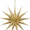 House of Seasons kerstster goud 35,5 x 2 x 56 cm