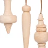 Houten hanger 12 cm 3 stuks