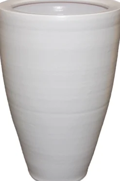 HS bloempot Athene wit D 23,5 H 35 cm