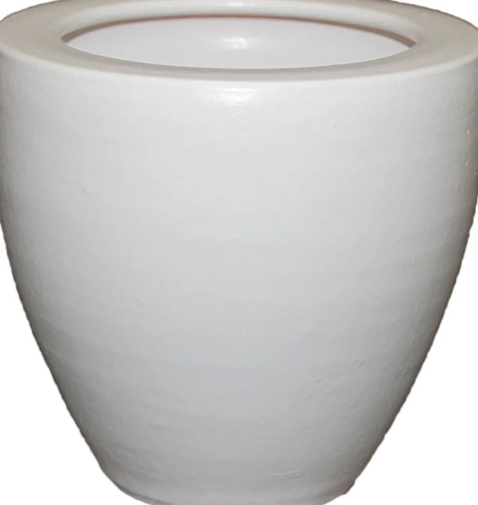 HS bloempot Athene wit D 15 H 15 cm