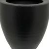 HS bloempot Athene zwart D 39 H 39 cm