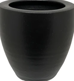 HS bloempot Athene zwart D 39 H 39 cm