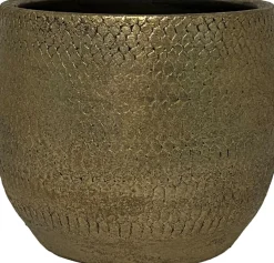 HS bloempot Austin goud D 49 H 44 cm