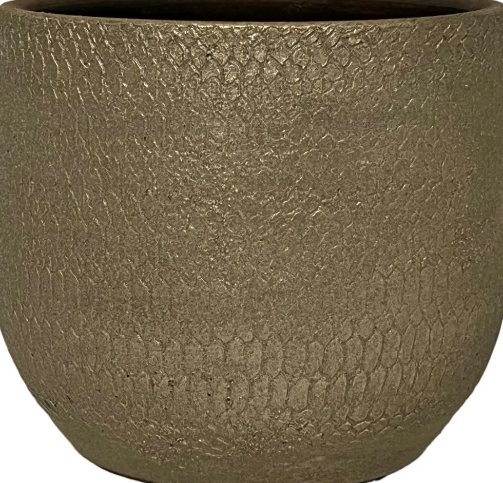 HS bloempot Austin taupe D 34 H 31 cm