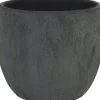 HS bloempot Avion antraciet D 29 H 26 cm