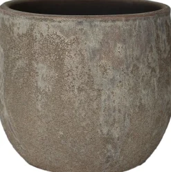HS bloempot Avion beige D 16 H 14 cm