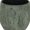HS bloempot Avion groen D 29 H 26 cm